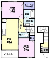 サン・ヴァンカン Ａの物件間取画像